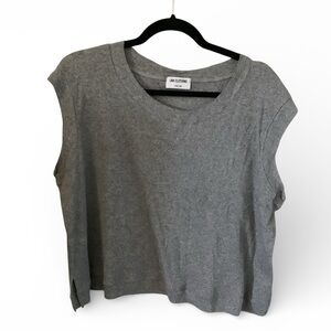 LNA Heather Gray Muscle Tee